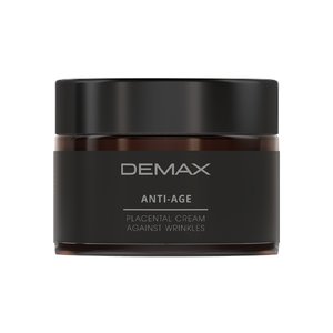 Демакс Плацентарний крем банка 50 мл  |  Demax Placental cream Deep aminoacids booster wrinkles control bottle 50 ml