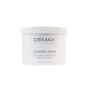 Демакс Плацентарний крем банка 500 мл  |  Demax Placental cream Deep aminoacids booster wrinkles control bottle 500 ml