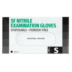 SF Nitrile Examination Gloves Перчатки нітрилові (чорні) S